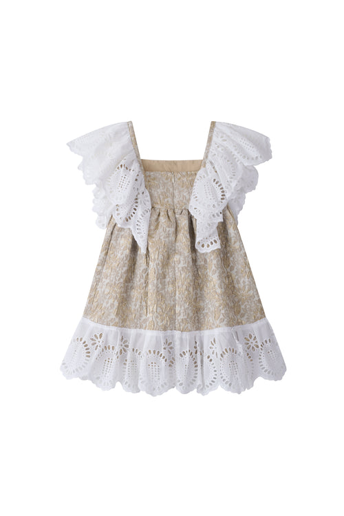 CAROLA DRESS GOLD KIDS