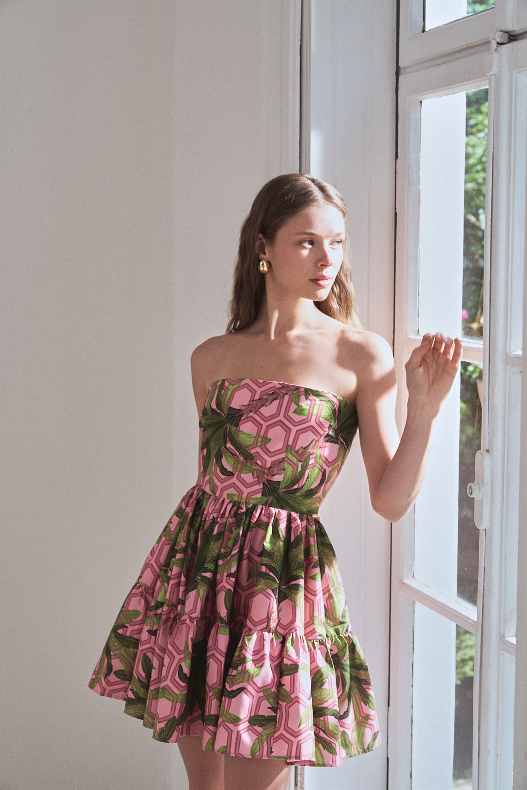 GABRIELA DRESS PALMS KIDS