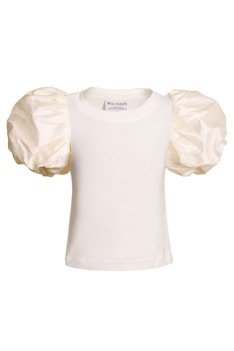 VERA TSHIRT IVORY KIDS.