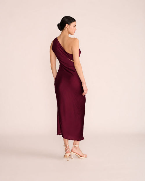 ATENEA DRESS MERLOT