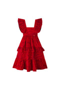 RED BLOSSOM DRESS KIDS